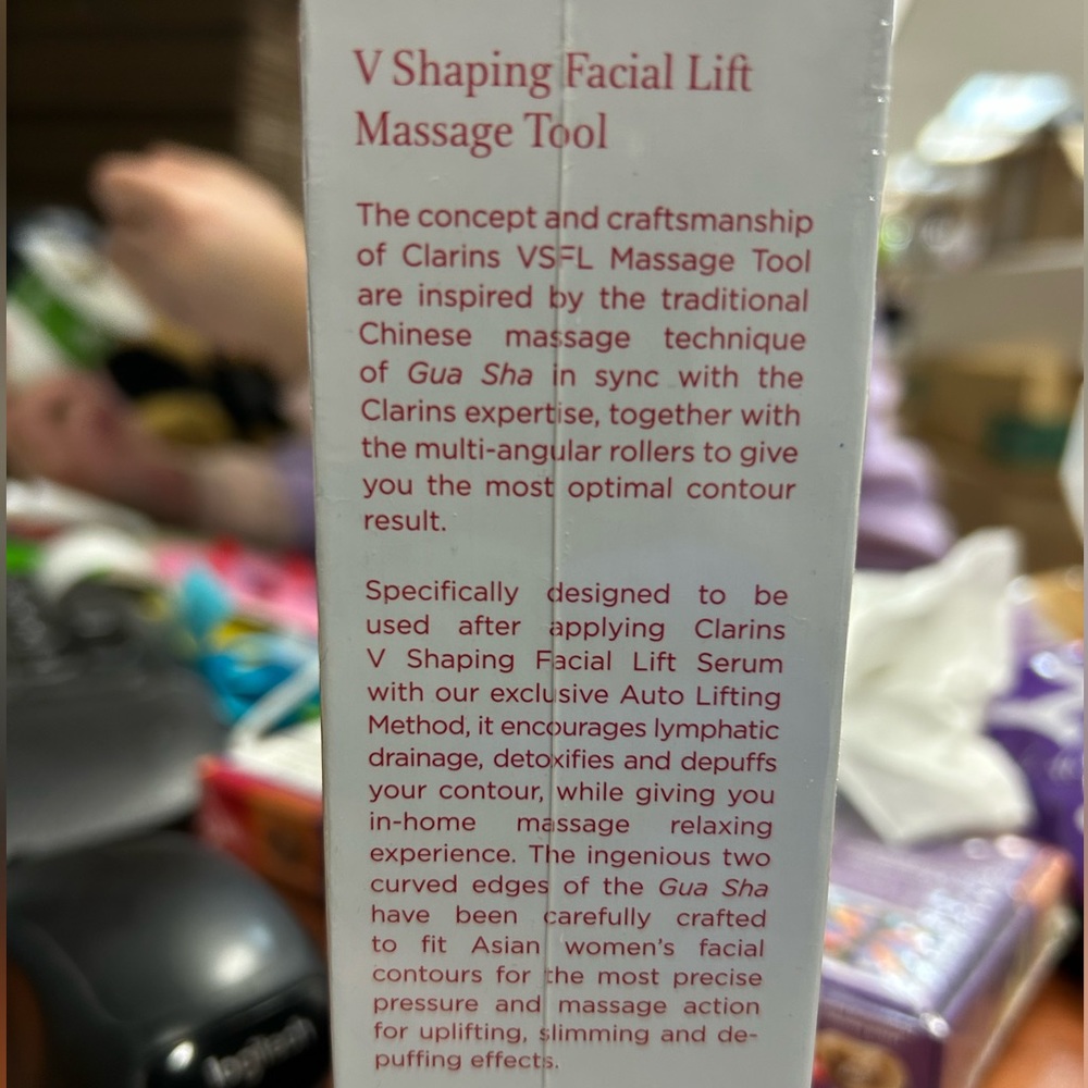 Clarins V shape lift facial tool!